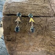 London blue topaz-gold-earrings-art deco-blue-arrow-back-sandrakernsjewellery London blue topaz-gold-earrings-art deco-blue-arrow-back-sandrakernsjewellery