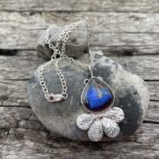 boulder opal-woodworm-pendant-clasp-sandrakernsjewellery