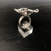 carnelian-ring-silver-hand cut-faceted-sandrakernsjewellery-side