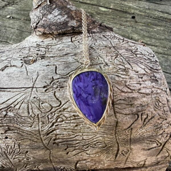 cheroite-pendant-cutout-silver-purple-sandrakernsjewellery cheroite-pendant-cutout-silver-purple-sandrakernsjewellery