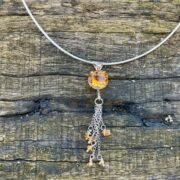 citrine-4 part-necklace-weekend-sterling silver-tassel-sandrakernsjewellery