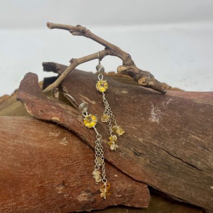 citrine-earrings-silver-tassle-sandrakernsjewellery