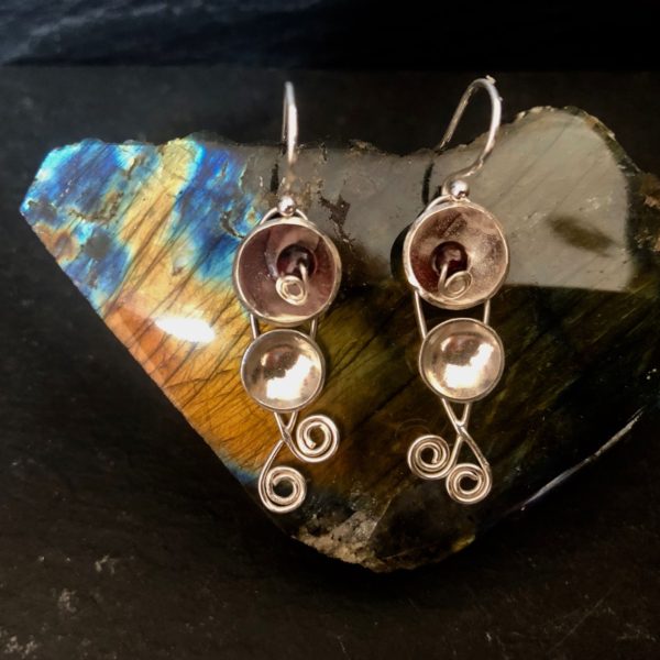 dome-garnet-earrings-red-sandrakernsjewellery