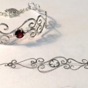 garnet-bracelet-curly-withdrawing-sandrakernsjewellery