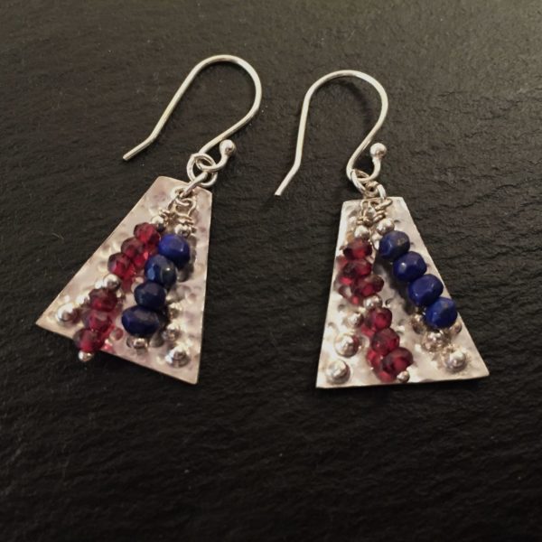 lapislazuli-ruby-earrings-antiqued-front-1-sandrakernsjewellery