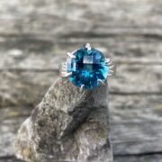 london blue-topaz-ring-checkerboard-solitaire-engraved-sandrakernsjewellery