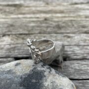 morroccan -chip-silver dust-ring-sandrakernsjewellery