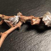 oakleaf-small-earrings-plain-stud-closeup-3-sandrakernsjewellery