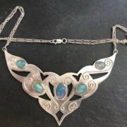 opal-silver-necklace-blue-pink-clasp-sandrakernsjewellery