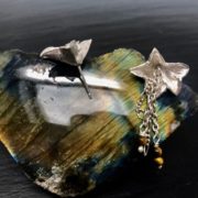 real-geranium-leaf-earrings-tigerseye-back-sandrakernsjewellery