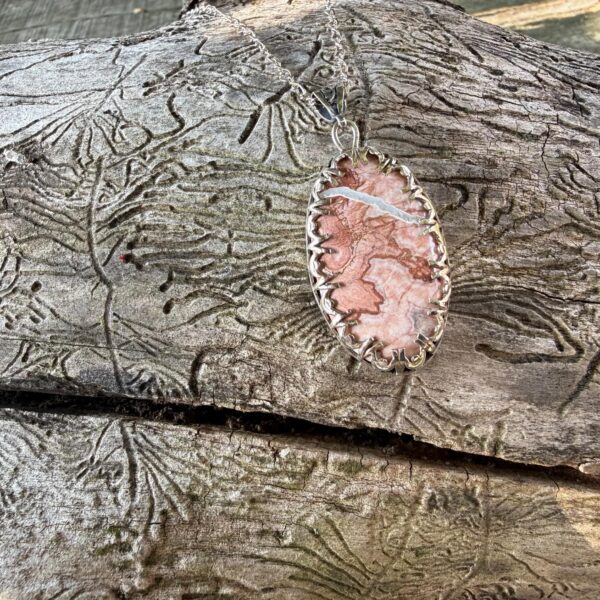 rhodachrosite-pendant-silver-filigree-chain-sandrakernsjewellery