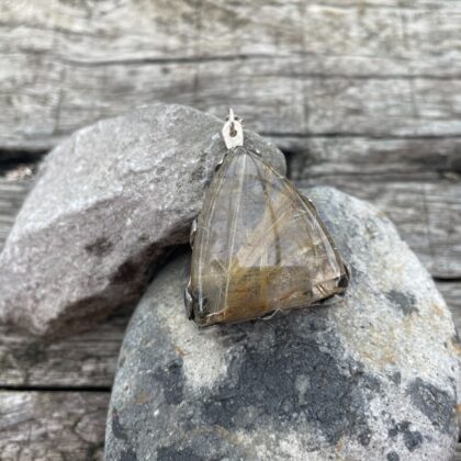 rutilated quartz-triangle-pendant-sterling silver-sandrakernsjewellery