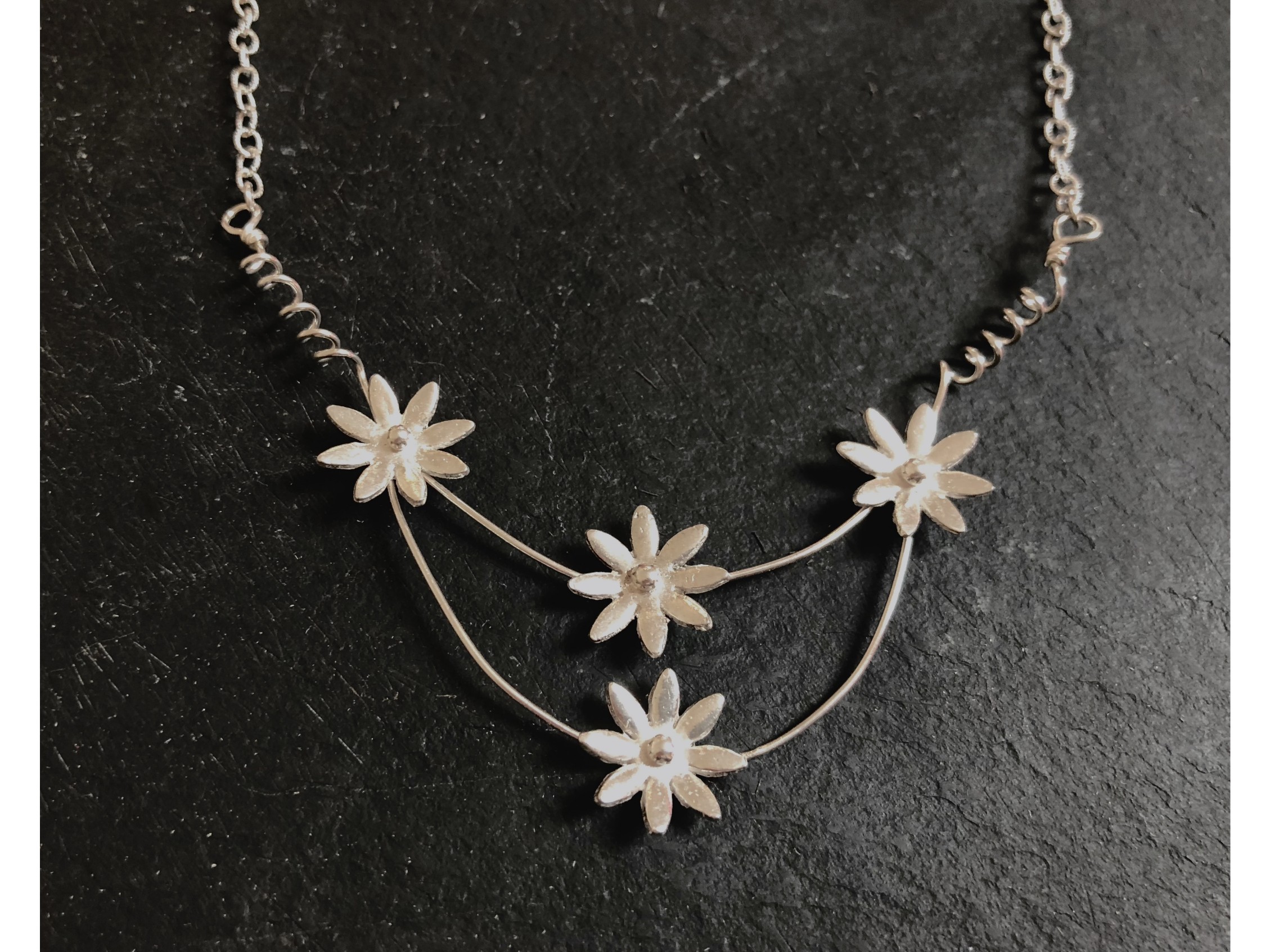 Daisy chain necklace - Sandra Kerns Jewellery