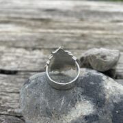 silver dust-chip-morroccan ring-sandrakernsjewellery