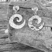 silver-earrings-spiral-large-hammered-back-sandrakernsjewellery silver-earrings-spiral-large-hammered-back-sandrakernsjewellery