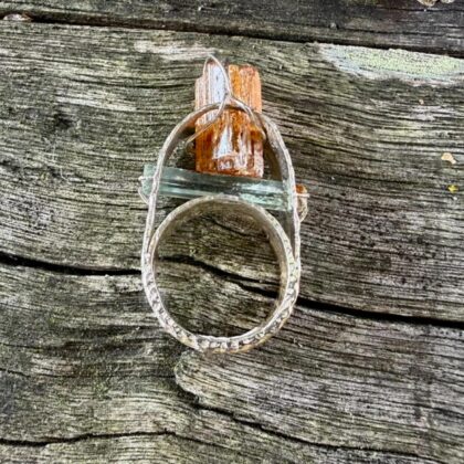 silver-ring-citrine-aquamarine-chunks-rough-sandrakernsjewellery