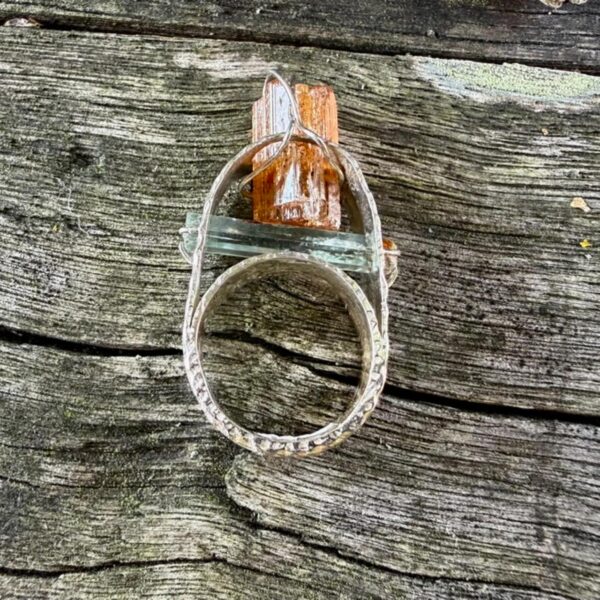 silver-ring-citrine-aquamarine-chunks-rough-sandrakernsjewellery silver-ring-citrine-aquamarine-chunks-rough-sandrakernsjewellery