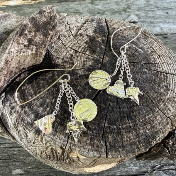 triple-drop-earrings-silver-heart-ivy leaf-sandrakernsjewellery triple-drop-earrings-silver-heart-ivy leaf-sandrakernsjewellery