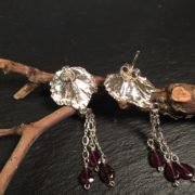vineleaf-small-drop-earring-garnet-back-2-sandrakernsjewellery